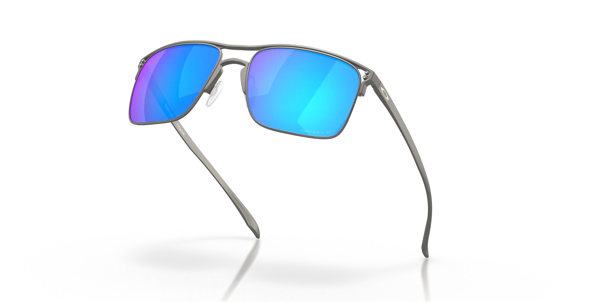Oakley Sunglasses HOLBROOK TI Matte Gunmetal, Prizm Sapphire Polarized OO6048-04