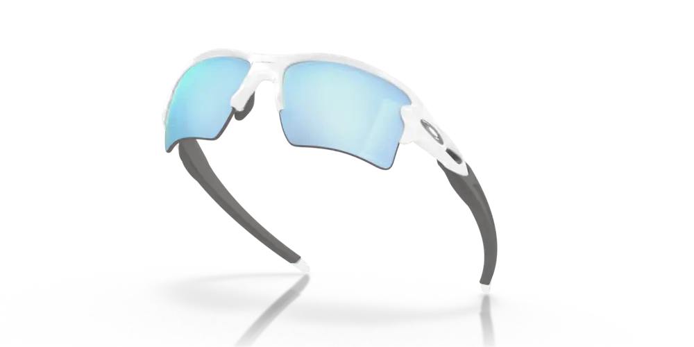 Oakley Okulary przeciwsłoneczne FLAK 2.0 XL Polished White/Prizm Deep Water Polarized OO9188-82