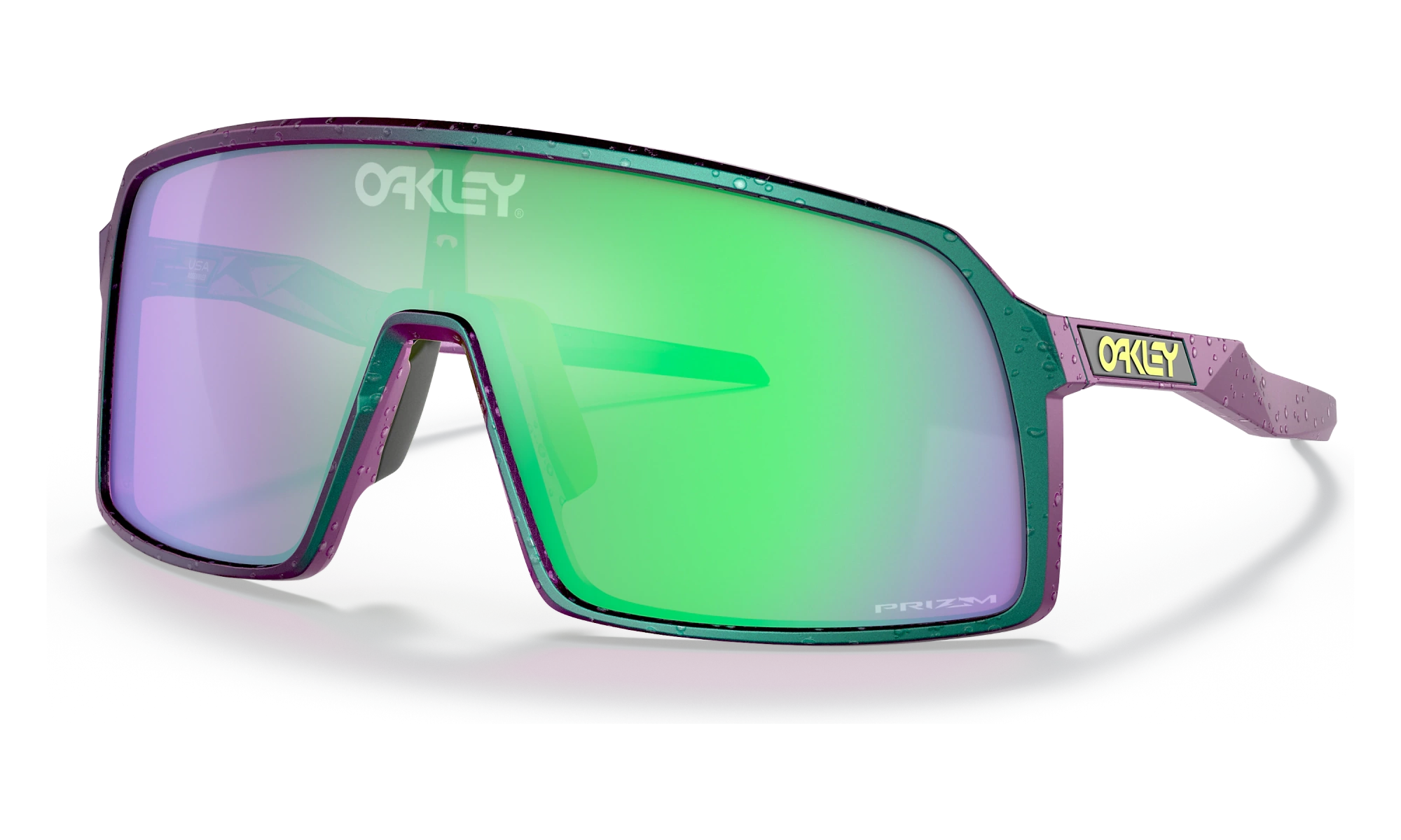 Oakley Okulary przeciwsłoneczne SUTRO Green Purple Splatter/Prizm Road Jade OO9406-59