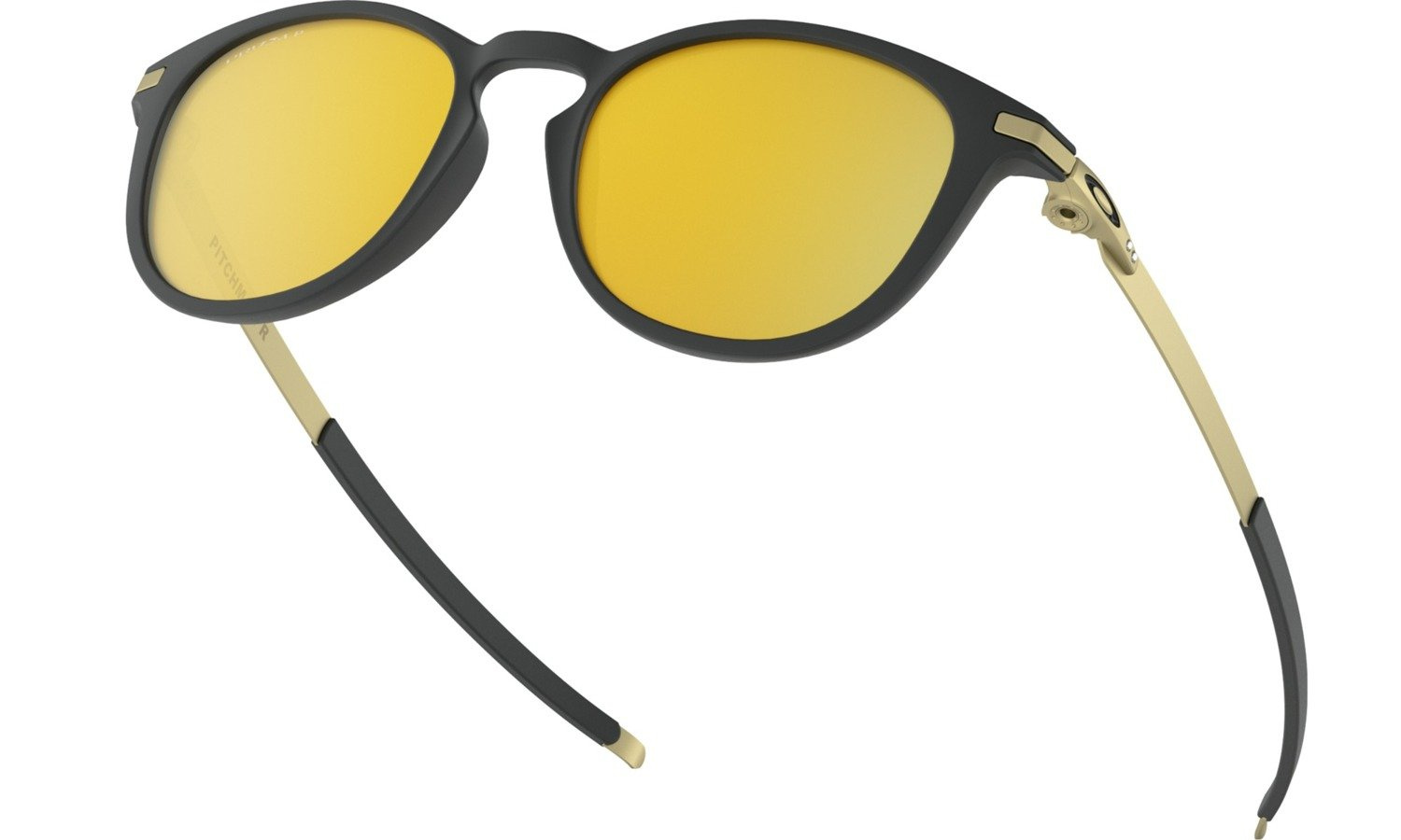 Oakley Okulary przeciwsłoneczne PITCHMAN R Satin Black/Prizm 24K Polarized OO9439-09