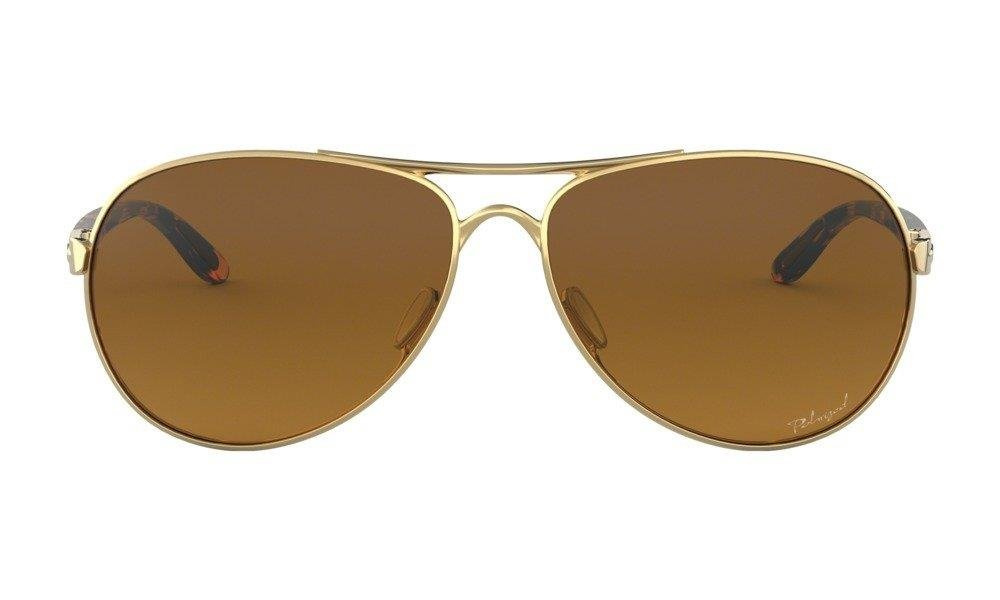 Oakley Sunglasses FEEDBACK Polished Gold/ Brown Gradient Polarized OO4079-11