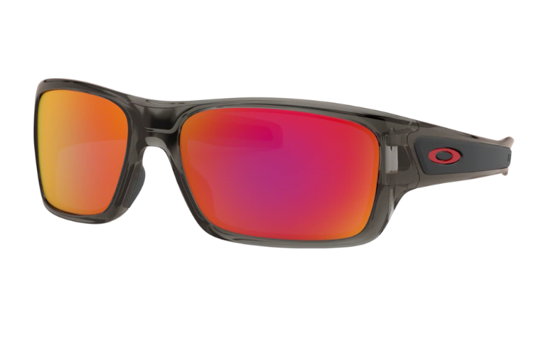 Oakley Okulary przeciwsłoneczne Dziecięce TURBINE XS Gray Smoke / Ruby Iridium OJ9003-04