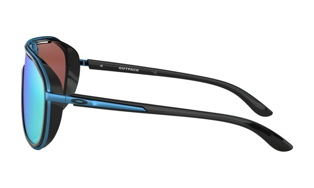 Oakley Okulary przeciwsłoneczne OUTPACE Polished Black/Prizm Sapphire OO4133-03