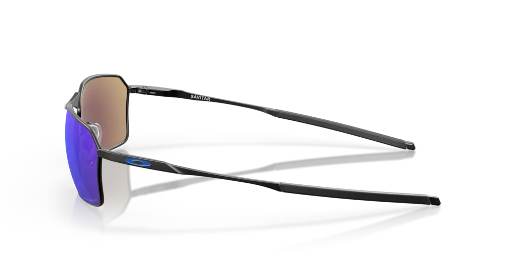 Oakley Okulary przeciwsłoneczne SAVITAR Satin Black/Prizm Sapphire Polarized OO6047-05
