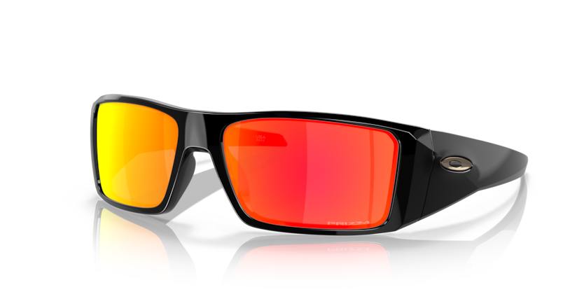 Oakley Okulary przeciwsłoneczne HELIOSTAT Polished black/Prizm ruby OO9231-06