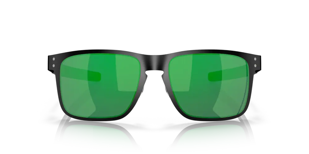 Oakley Sunglasses HOLBROOK™ METAL Matte Black / Jade Iridium OO4123-04