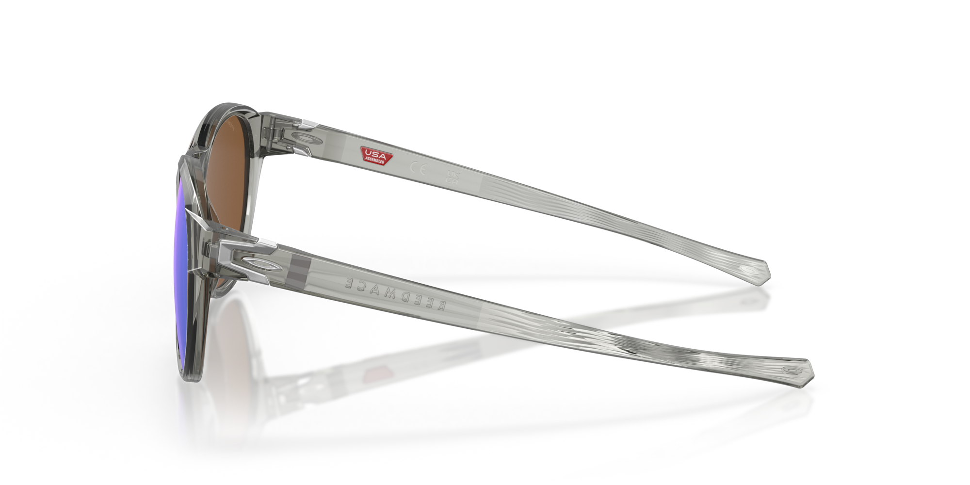 Oakley Okulary przeciwsłoneczne Reedmace Grey Ink, Prizm Violet OO9126-07