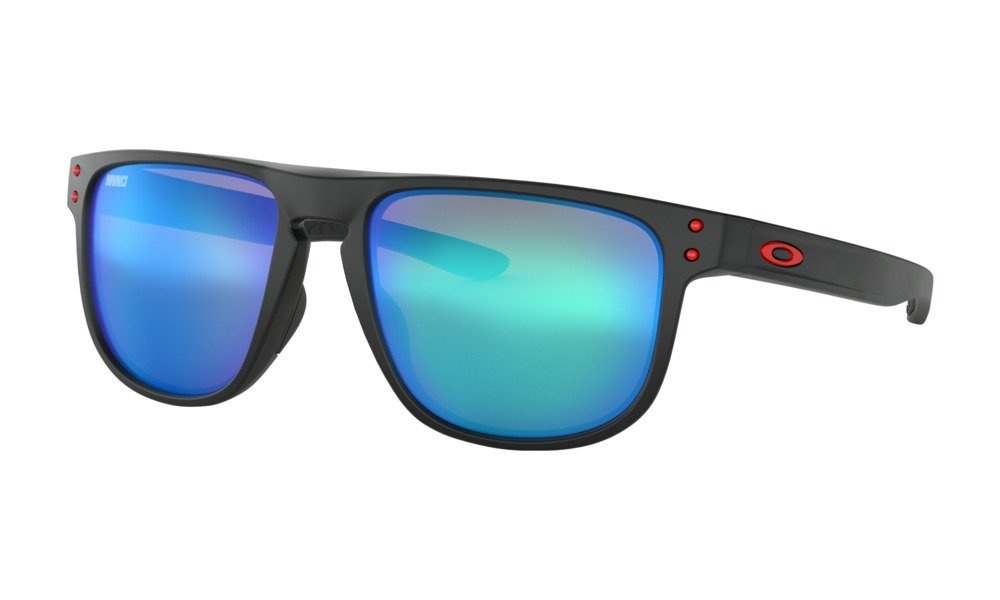 Oakley Okulary przeciwsłoneczne HOLBROOK R Maverick Vinales Matte Black/Prizm Sapphire OO9377-13