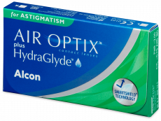 Contact Lenses Air Optix plus HydraGlyde for Astigmatism (6 pieces)