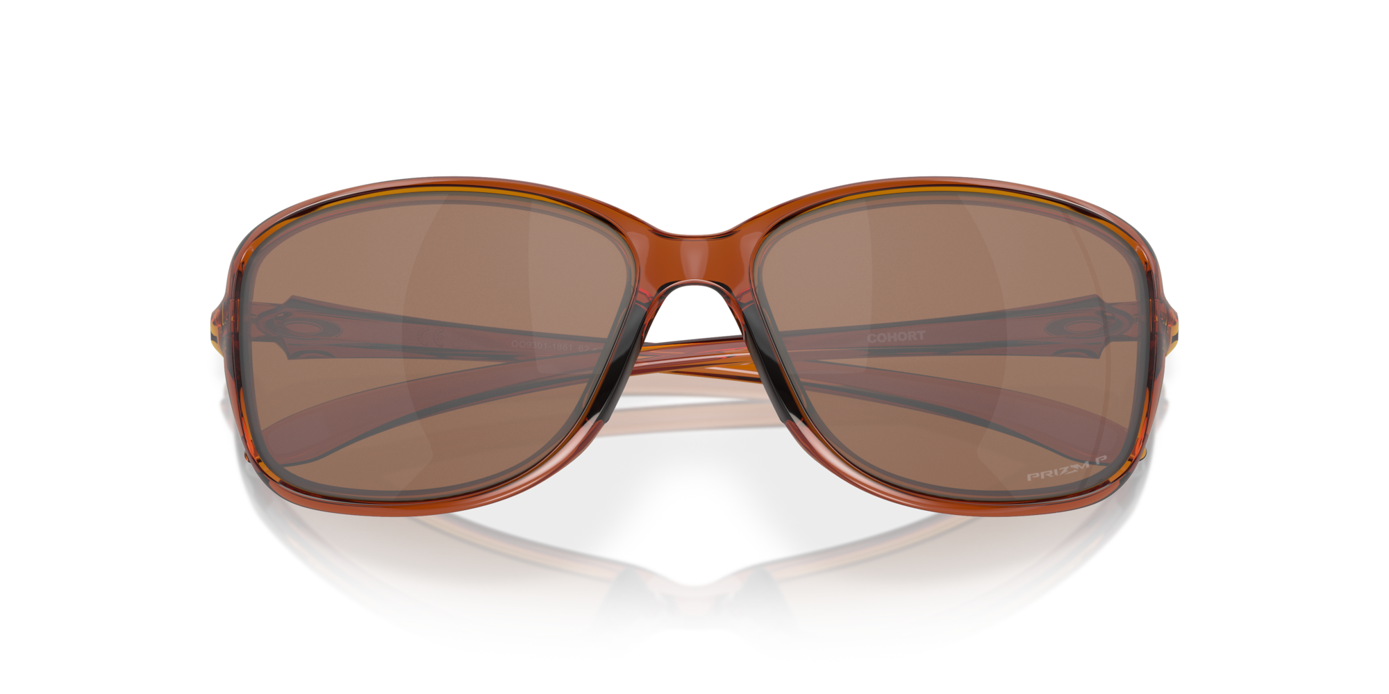 Oakley Okulary przeciwsłoneczne COHORT Dark Amber/Prizm Tungsten Polarized OO9301-19