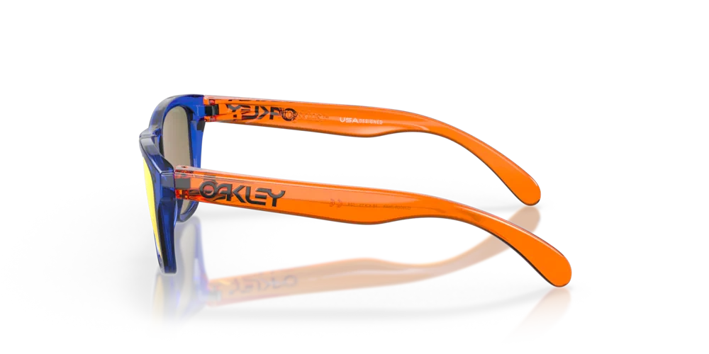 Oakley Sunglasses Junior FROGSKINS XXS Crystal Blue, Prizm Ruby OJ9009-06