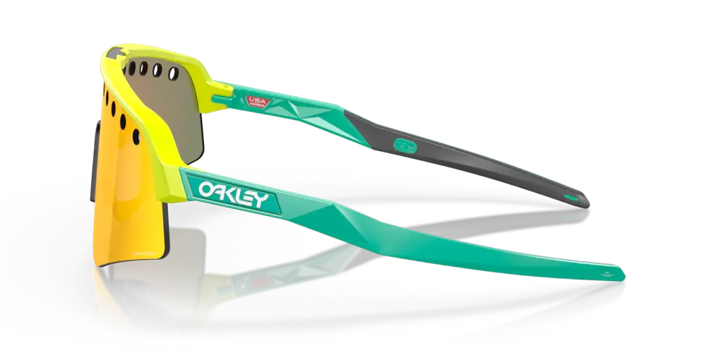 Oakley Okulary przeciwsłoneczne SUTRO Lite Sweep Vented Tennis Ball Yellow, Prizm Ruby OO9465-06