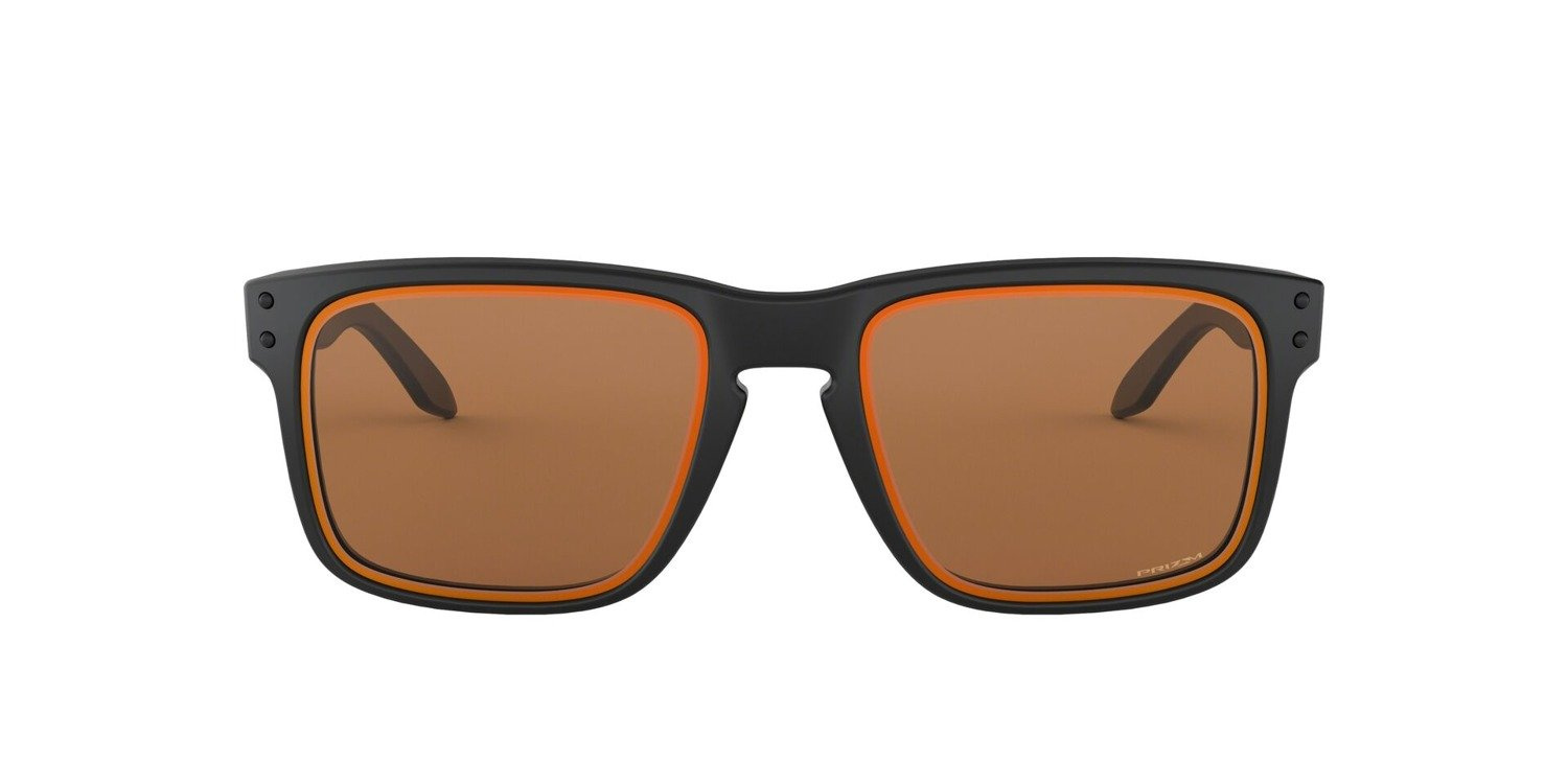 Oakley Okulary przeciwsłoneczne HOLBROOK Matte Black/Prizm Bronze Ruby Alt Iridium OO9102-G8