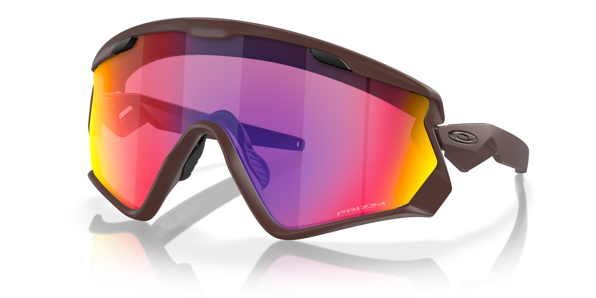 Oakley Okulary przeciwsłoneczne Wind Jacket 2.0 Matte Grenache/Prizm Road OO9418-29