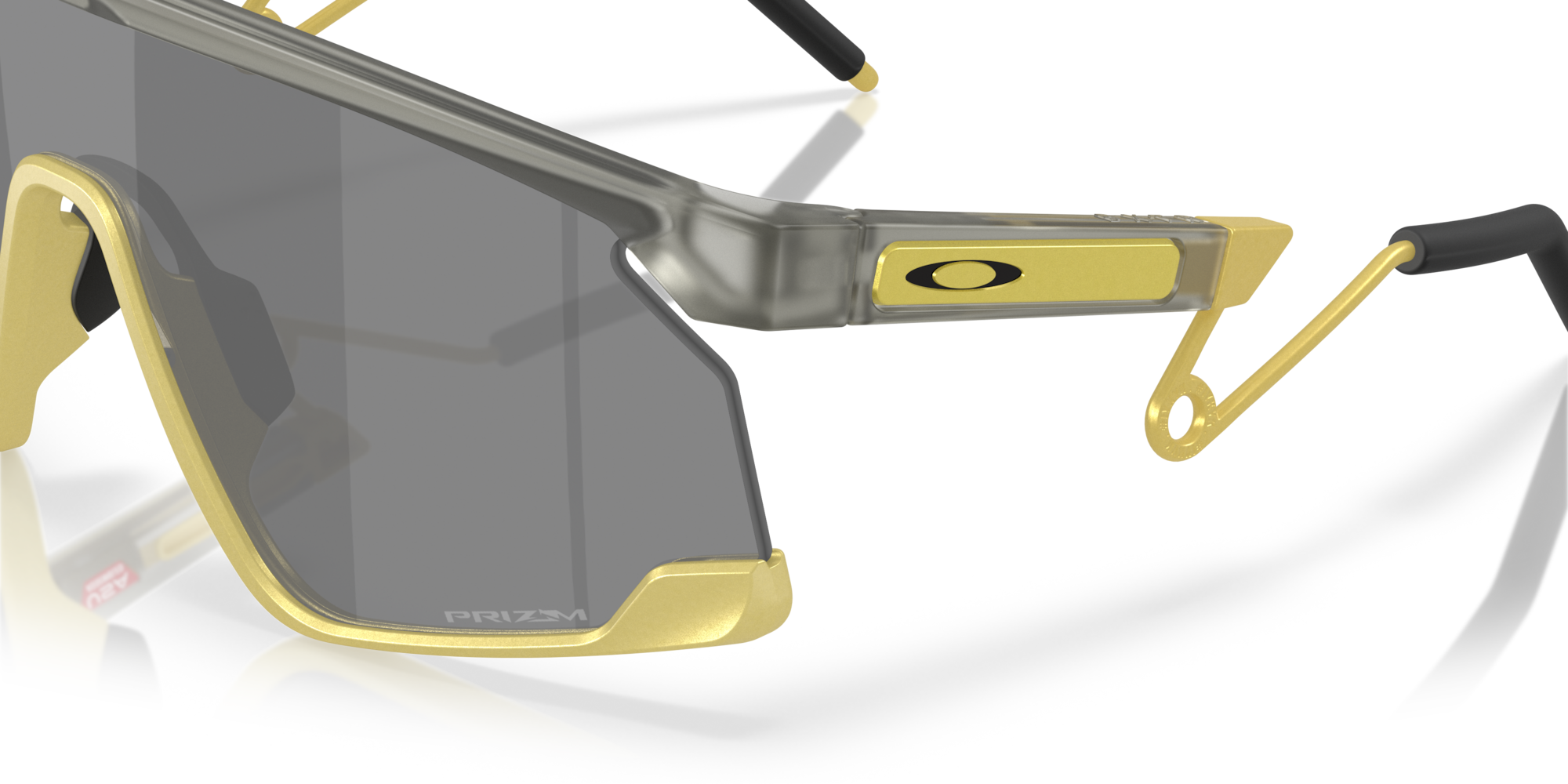 Oakley Okulary przeciwsłoneczne BXTR Metal Matte Grey Ink/Vintage Gold / Prizm Black OO9237-14