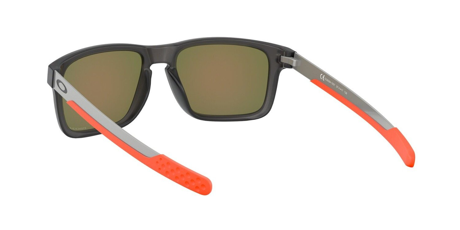 Oakley Okulary przeciwsłoneczne HOLBROOK MIX Matte Grey Smoke / Prizm Ruby OO9384-15