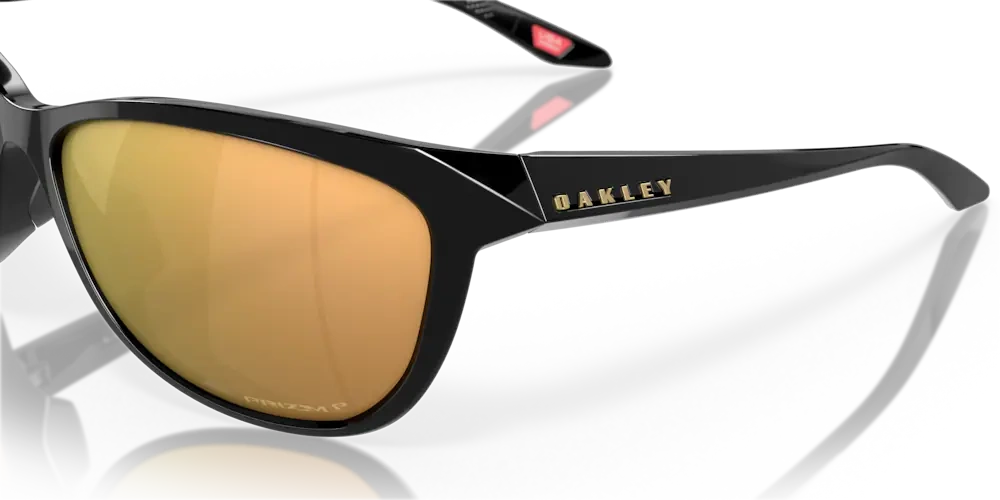 Oakley Okulary przeciwsłoneczne PASQUE Polished Black, Prizm Rose Gold Polarized OO9222-01
