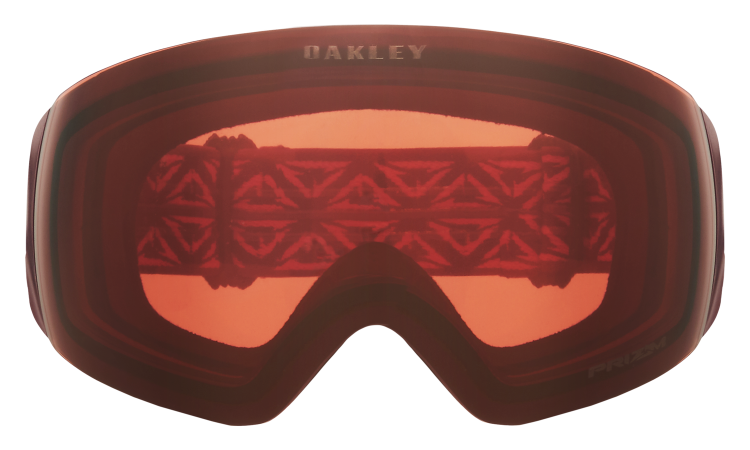 OAKLEY Gogle zimowe FLIGHT DECK M Prizm Icon Grenache Rubine/Prizm Snow Rose OO7064-86