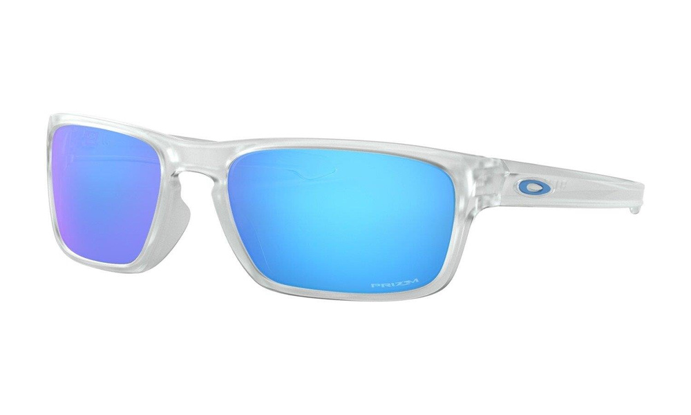 Oakley Okulary przeciwsłoneczne SLIVER STEALTH Matte Clear/Prizm Sapphire OO9408-04