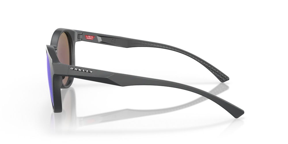 Oakley Sunglasses SPINDRIFT Matte Carbon, Prizm Sapphire Polarized OO9474-09