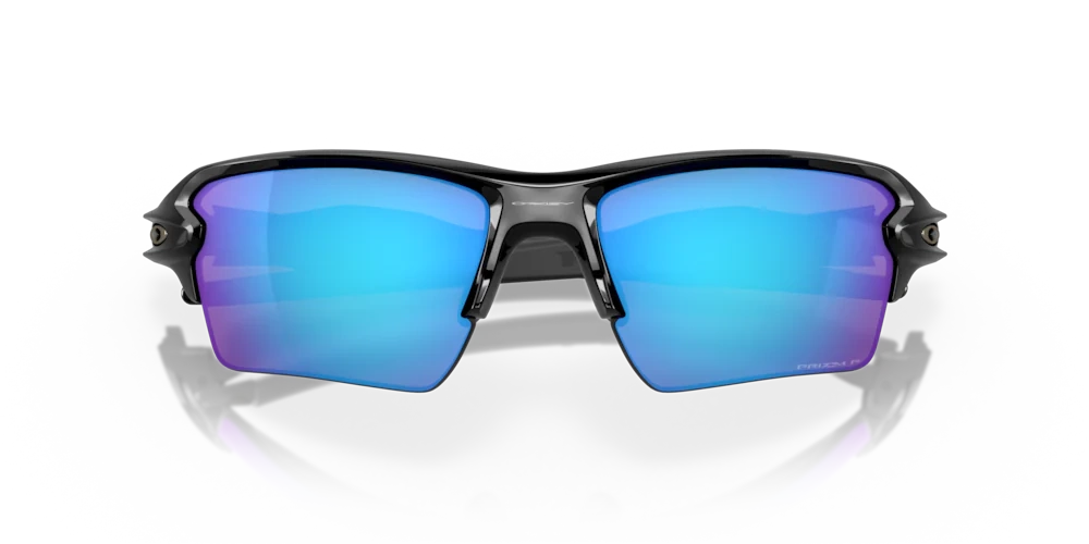 Oakley Sunglasses FLAK 2.0 XL Polished Black/Prizm Sapphire Iridium Polarized OO9188-F7