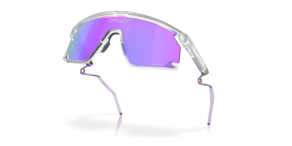 Oakley Sunglasses BXTR METAL Matte Clear / Prizm Violet OO9237-02