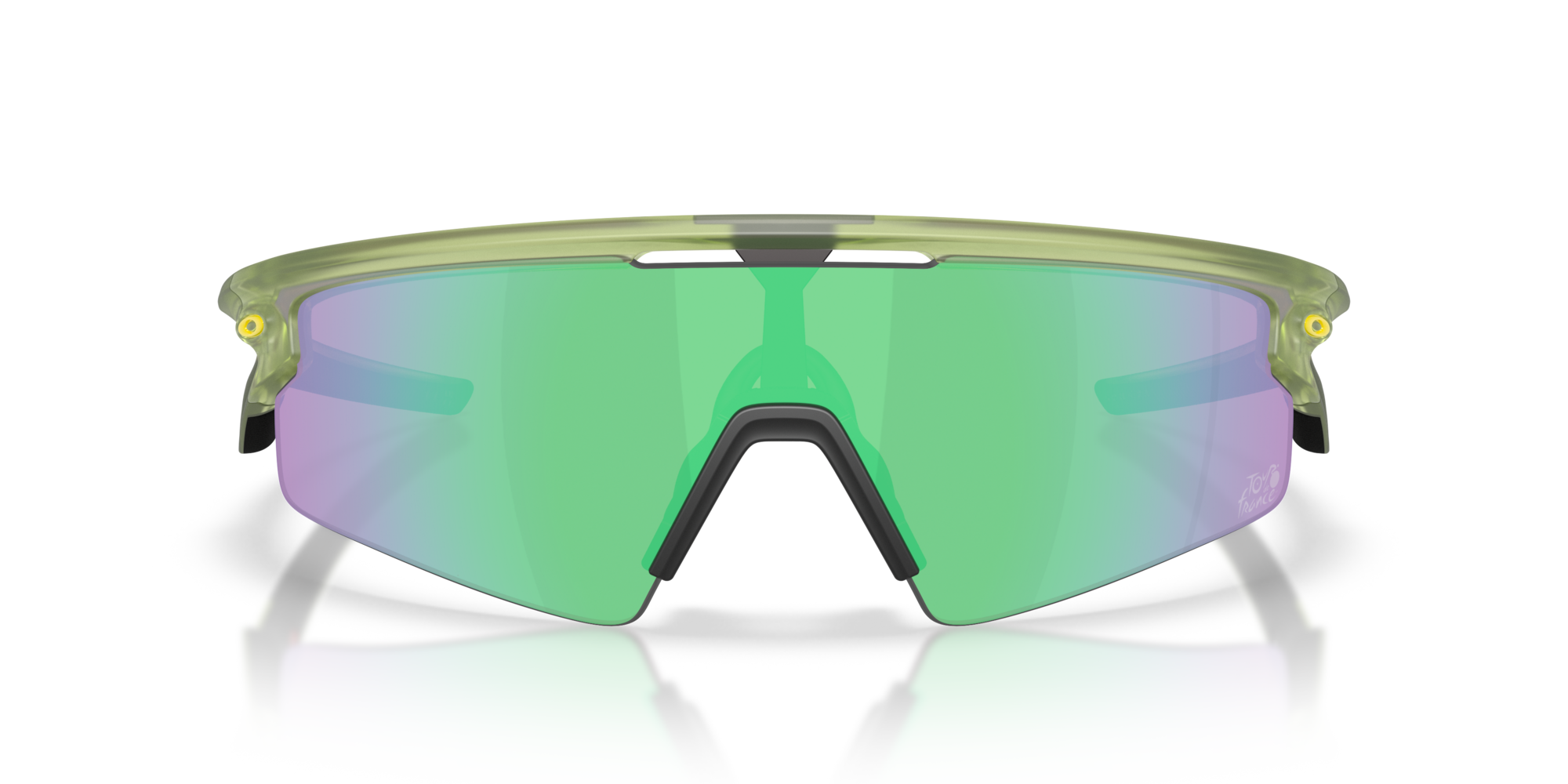 Oakley Okulary przeciwsłoneczne SPHAERA STRIKE Tour De France™ Matte Fern / Prizm Road Jade OO9531-09