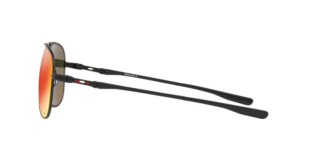 Oakley ELMONT M & L Satin Black/Prizm Ruby OO4119-13