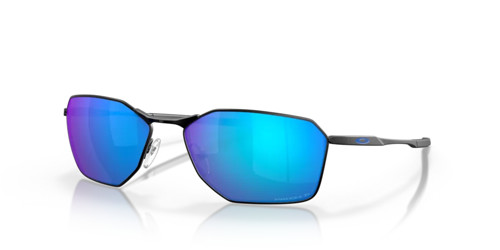 Oakley Okulary przeciwsłoneczne SAVITAR Satin Black/Prizm Sapphire Polarized OO6047-05