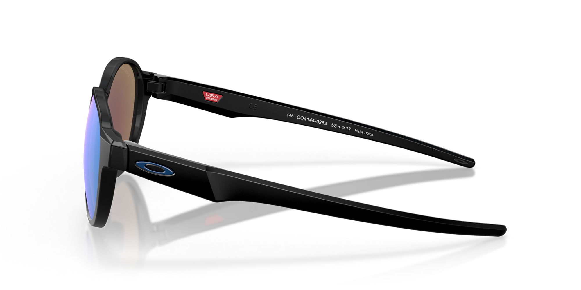 Oakley Okulary przeciwsłoneczne COINFLIP Matte Black/Prizm Sapphire OO4144-02