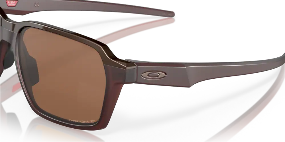 Oakley Okulary przeciwsłoneczne PARLAY Matte Rootbeer/Prizm Tungsten Polarized OO4143-06