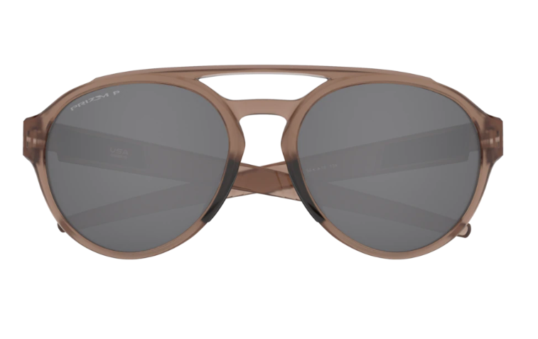 Oakley Okulary przeciwsłoneczne FORAGER Matte Brown Smoke/Prizm Black Polarized OO9421-09