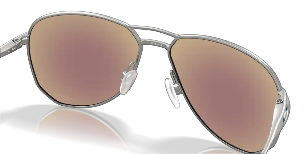 Oakley Okulary przeciwsłoneczne CONTRAIL Satin Chrome/Prizm Sapphire OO4147-03