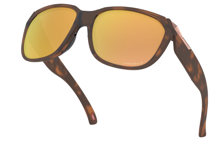 Oakley Okulary przeciwsłoneczne REV UP Matte Brown Tortoise/Prizm Rose Gold Polarized OO9432-10