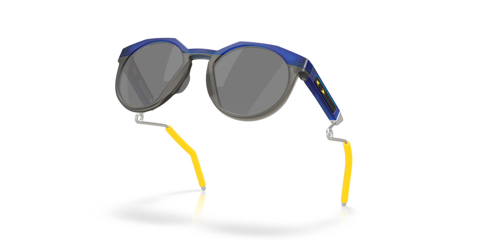 Oakley Okulary przeciwsłoneczne HSTN METAL Transparent Crystal Blue/Prizm Black OO9279-06