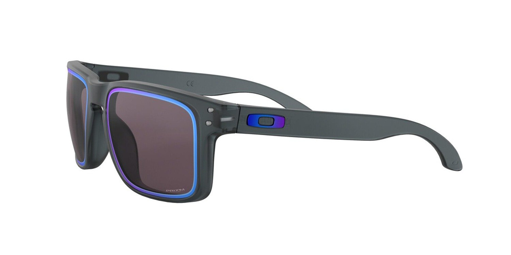 Oakley Sunglasses HOLBROOK Matte Crystal Black/Prizm Grey Sapphire Alt Iridiu OO9102-G9