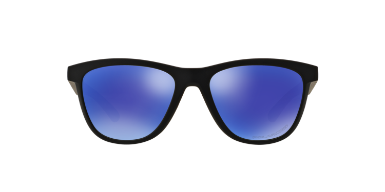 OAKLEY Sunglasses MOONLIGHTER Matte Black / Violet Iridium Polarized OO9320-09