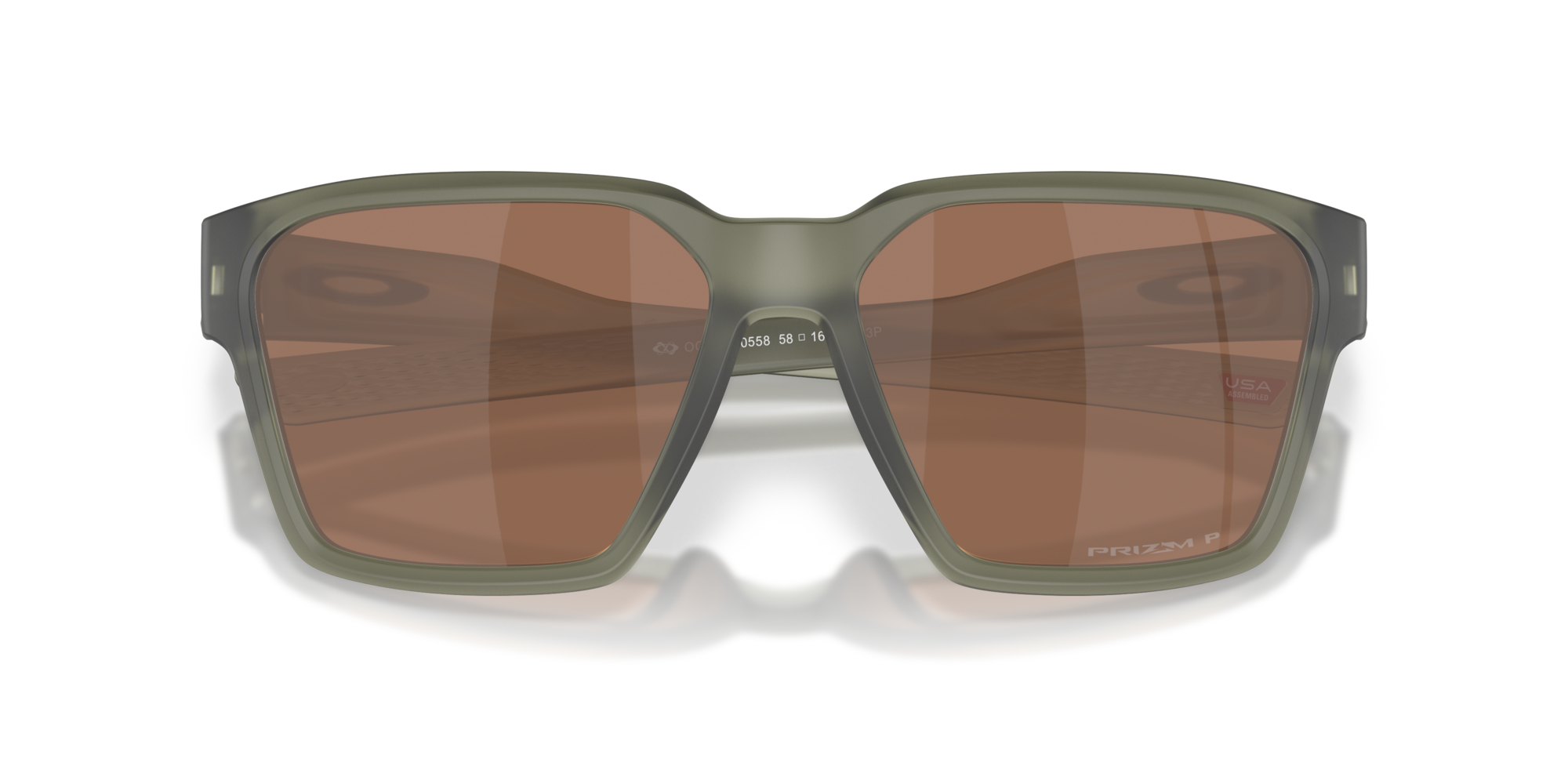Oakley Okulary przeciwsłoneczne Briza Matte Olive Ink / Prizm Tungsten Polarized OO9497-05
