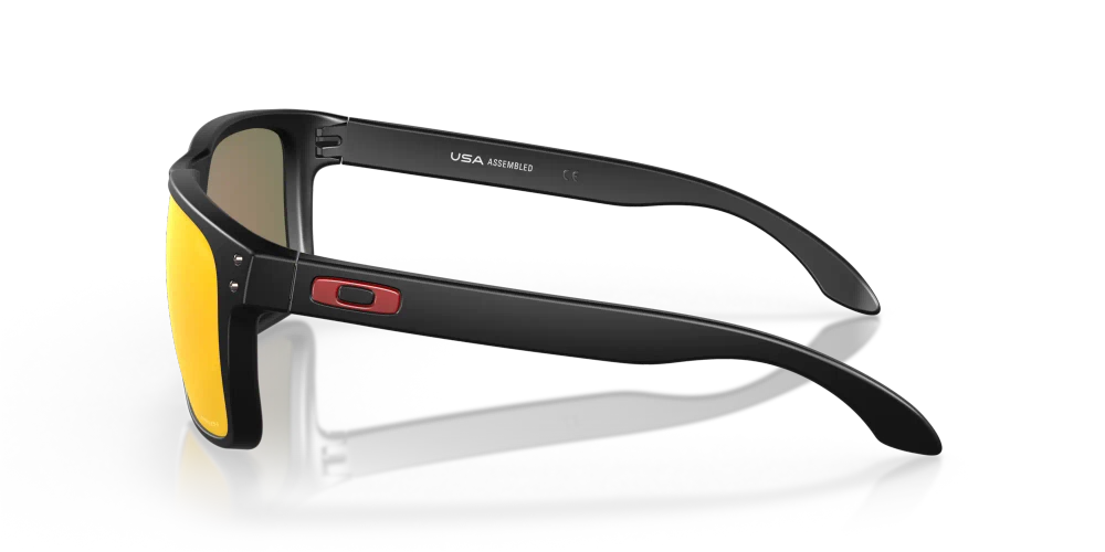 Oakley Okulary przeciwsłoneczne HOLBROOK XL Matte Black / Prizm Ruby OO9417-04