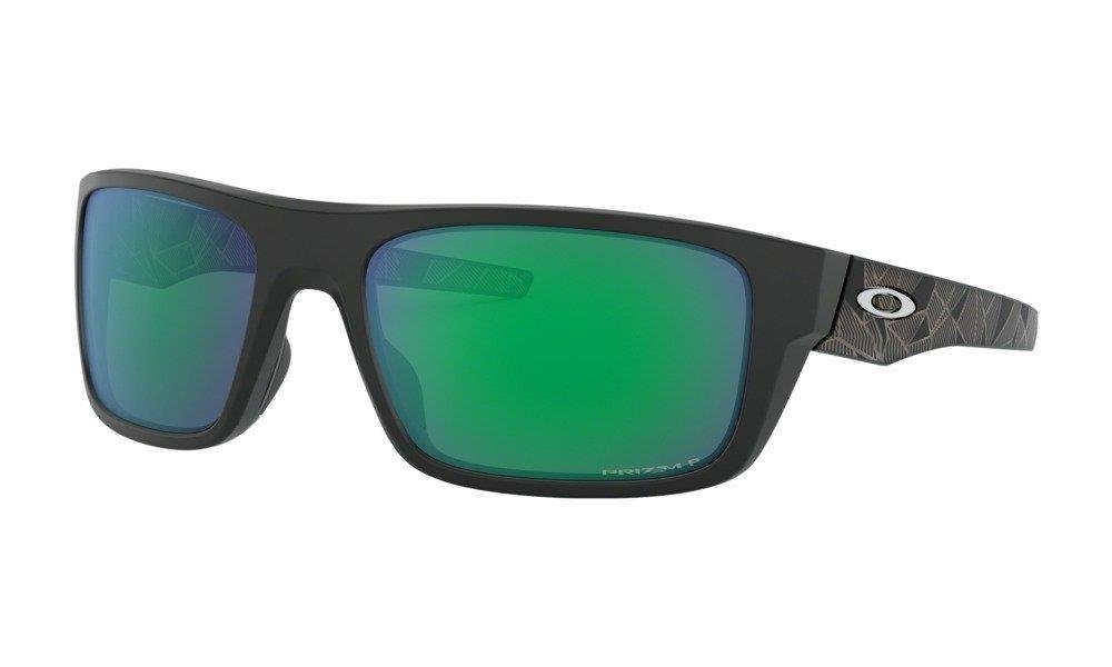 Oakley Okulary przeciwsłoneczne DROP POINT Matte Black Prizmatic/Prizm Jade Polarized OO9367-22