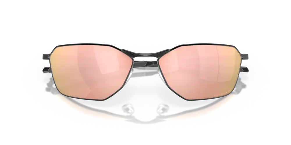 Oakley Okulary przeciwsłoneczne SAVITAR Satin Black/Prizm Rose Gold Polarized OO6047-04