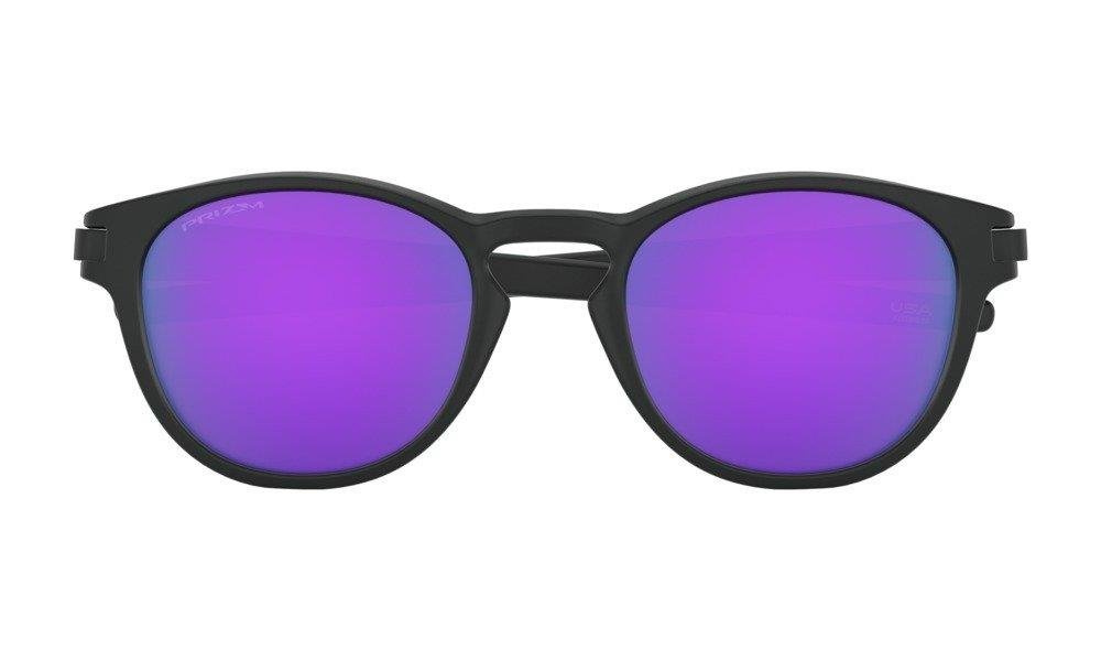 Oakley Okulary przeciwsłoneczne LATCH Matte Black/Prizm Violet OO9265-55