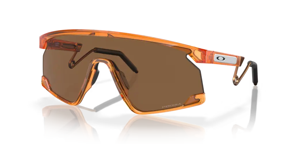 Oakley Sunglasses BXTR METAL Coalesce Collection Transparent Ginger / Prizm Bronze OO9237-10