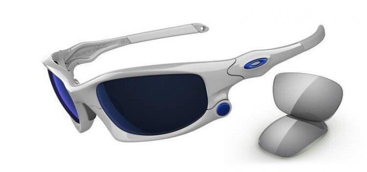 Oakley Okulary SPLIT JACKET Polished White/Ice Iridium, Light Grey OO9099-03