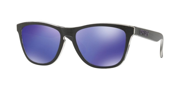 Oakley Okulary FROGSKINS Dark Carbon Woven/Violet Iridium OO9013-B9