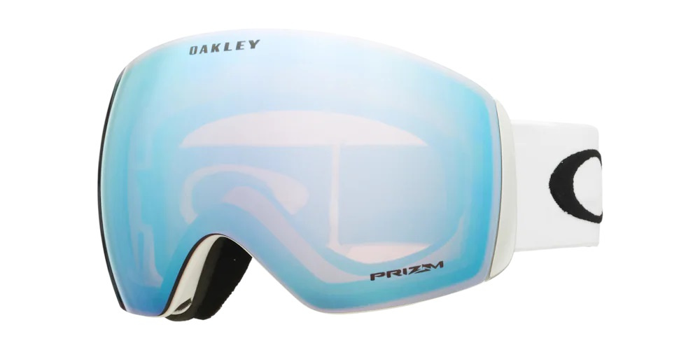 OAKLEY Gogle zimowe FLIGHT DECK L Matte White/Prizm Snow Sapphire Iridium OO7050-91