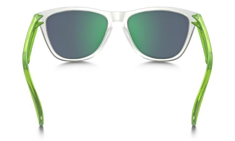 Oakley SunglassesFROGSKINS® COLORBLOCK COLLECTION Matte Clear / Jade Iridium OO9013-B4