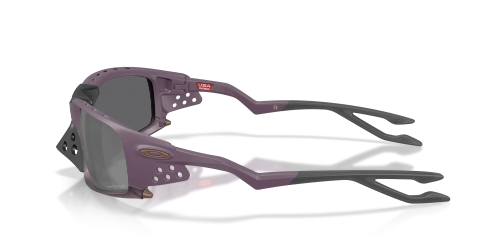 Oakley Sunglasses PLANTARIS SQ Obscura Collection Matte Aubergine/Prizm Black Polarized OO9529-09
