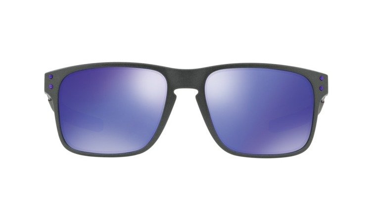 Oakley Sunglasses HOLBROOK MIX Steel/Violet Iridium OO9384-02