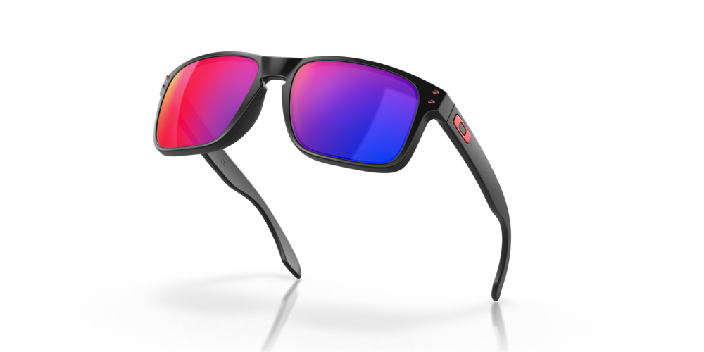 Oakley Okulary Przeciwsłoneczne HOLBROOK Matte Black/Positive Red Iridium OO9102-36